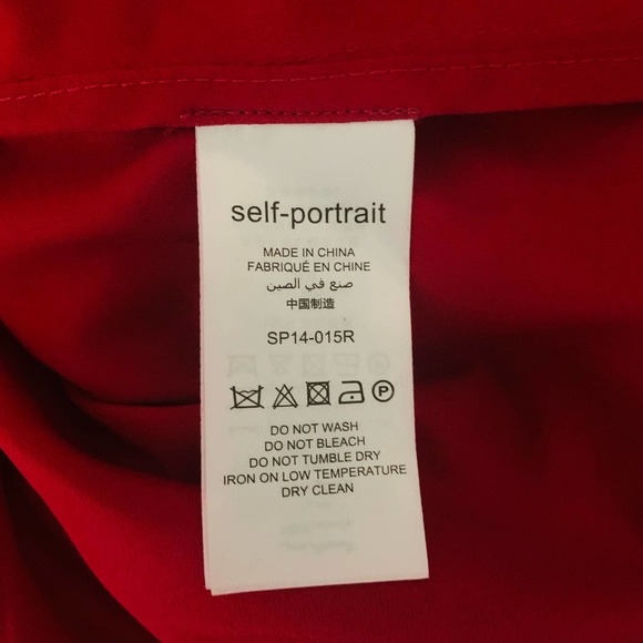 Self-Portrait One Shoulder Cut Out Midi Dress - Picture 8 of 9